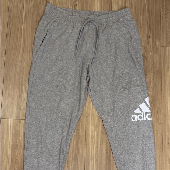 Adidas Gray Sweatpants with Elastic Cuffs - Picture 2 of 11